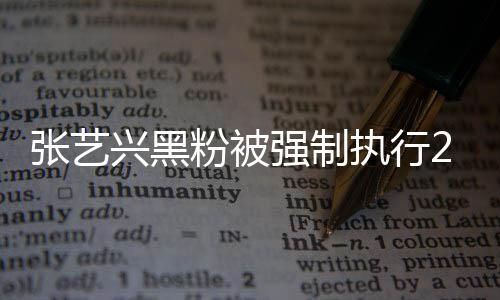 不是2万 网 互强制兴黑联网张艺执行支持之地友粉被法外